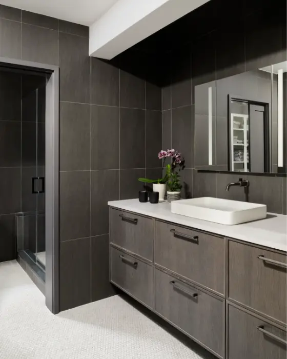 Every home has a story. Bathroom interior styling and layout by AIDAN Design DC